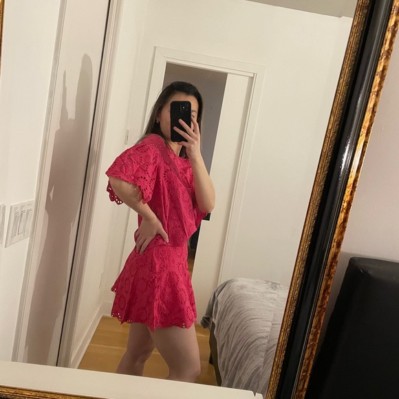 Zara lace pink skirt size S - Picture 4 of 4